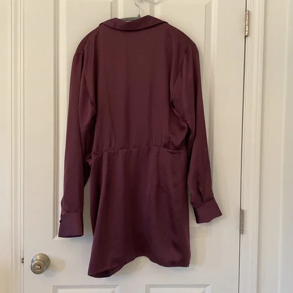 Purple wrap dress - Picture 6 of 7